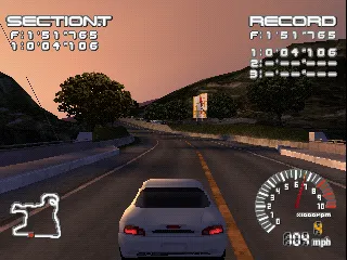 R4: Ridge Racer Type 4 gameplay screenshot on PS1