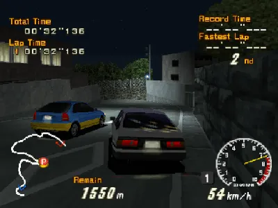 Racing Lagoon gameplay screenshot on PS1