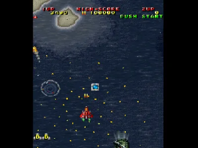 Raiden DX gameplay screenshot on PS1