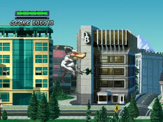 Rampage 2: Universal Tour gameplay screenshot on PS1