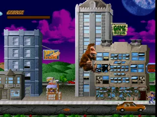Rampage World Tour gameplay screenshot on PS1