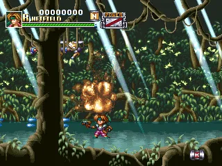 Rapid Reload gameplay screenshot on PS1