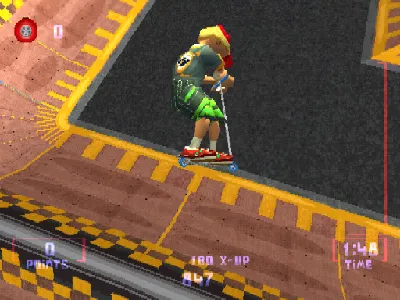 Razor Freestyle Scooter gameplay screenshot on PS1