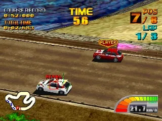 RC de Go! gameplay screenshot on PS1