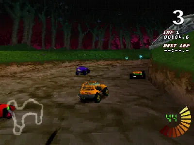 RC Revenge gameplay screenshot on PS1