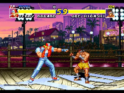 Real Bout Fatal Fury gameplay screenshot on PS1