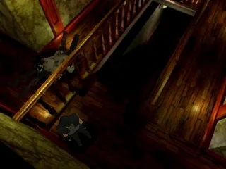 Resident Evil gameplay screenshot on PS1