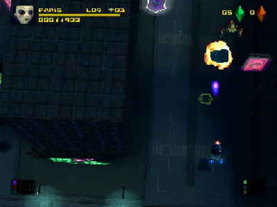 Retro Force gameplay screenshot on PS1