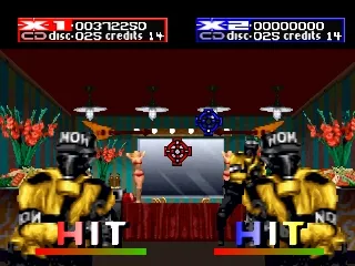 Revolution X gameplay screenshot on PS1