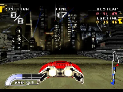 Road Rage gameplay screenshot on PS1