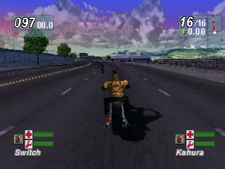 Road Rash: Jailbreak gameplay screenshot on PS1