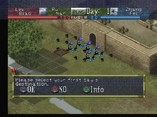 Romance of the Three Kingdoms VI: Awakening of the Dragon gameplay screenshot on PS1