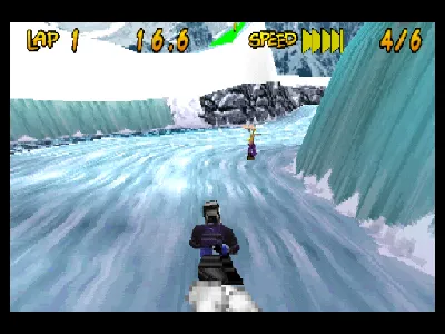 Running Wild gameplay screenshot on PS1