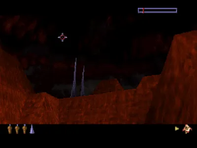 Sentinel Returns gameplay screenshot on PS1