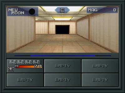 Shin Megami Tensei gameplay screenshot on PS1