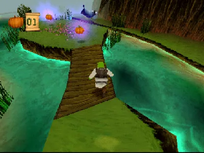 Shrek: Treasure Hunt gameplay screenshot on PS1