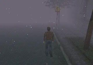 Silent Hill gameplay screenshot on PS1