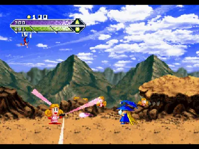 Silhouette Mirage gameplay screenshot on PS1