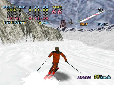 Ski Air Mix gameplay screenshot on PS1