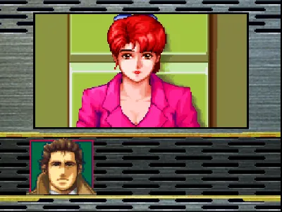 Snatcher gameplay screenshot on PS1