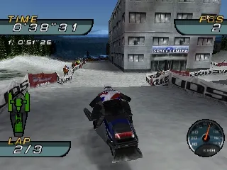 Sno-Cross Championship Racing gameplay screenshot on PS1