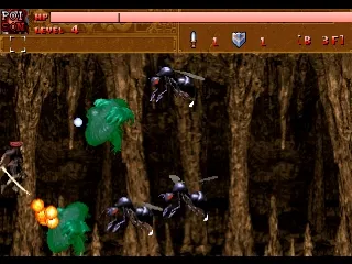 Sol Divide gameplay screenshot on PS1