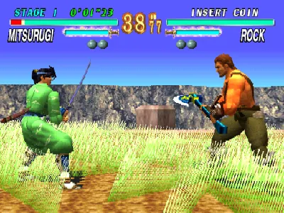 Soul Edge gameplay screenshot on PS1