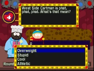 South Park: Chef's Luv Shack gameplay screenshot on PS1