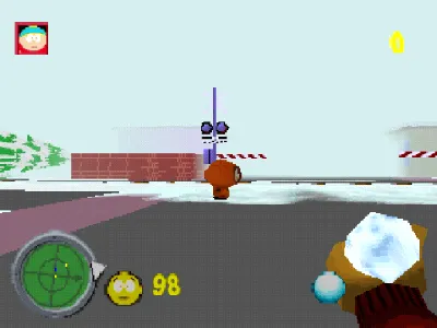 South Park gameplay screenshot on PS1