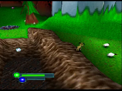 Space Station Silicon Valley gameplay screenshot on PS1