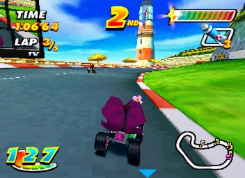 Speed Freaks gameplay screenshot on PS1