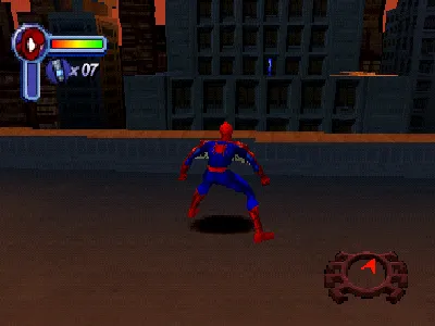 Spider-Man 2: Enter: Electro gameplay screenshot on PS1