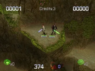 Star Wars Episode I: Jedi Power Battles gameplay screenshot on PS1