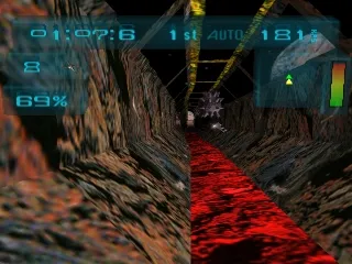 Starwinder gameplay screenshot on PS1