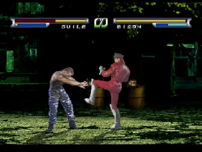 Street Fighter: The Movie gameplay screenshot on PS1