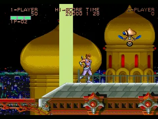 Strider gameplay screenshot on PS1