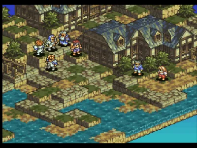 Tactics Ogre: Let Us Cling Together gameplay screenshot on PS1