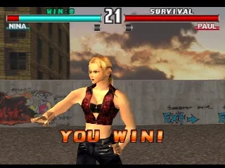 Tekken 3 gameplay screenshot on PS1