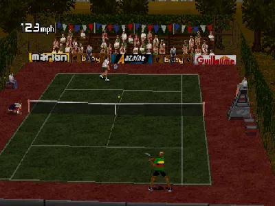 Tennis Arena gameplay screenshot on PS1