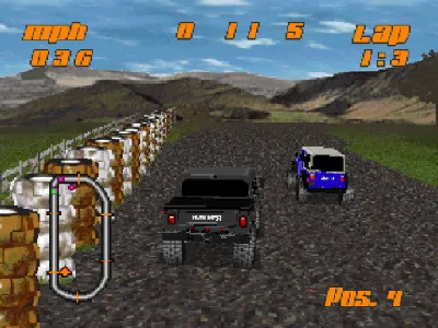 Test Drive: Off-Road gameplay screenshot on PS1