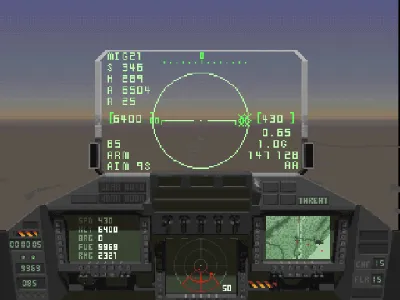 TFX gameplay screenshot on PS1