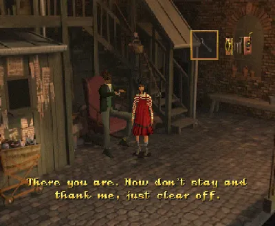 The City of Lost Children gameplay screenshot on PS1