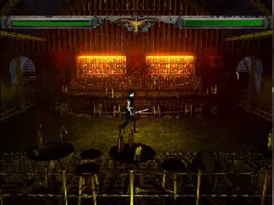 The Crow: City of Angels gameplay screenshot on PS1