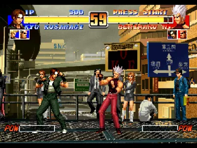 The King of Fighters '96 gameplay screenshot on PS1