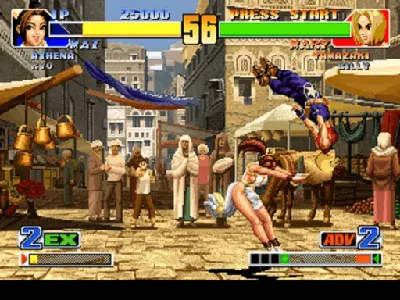 The King of Fighters '98 gameplay screenshot on PS1