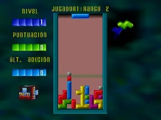The Next Tetris gameplay screenshot on PS1