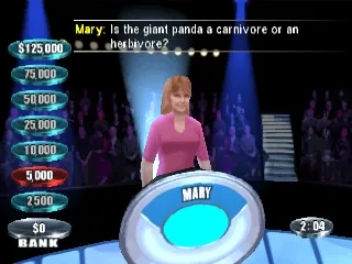 The Weakest Link gameplay screenshot on PS1