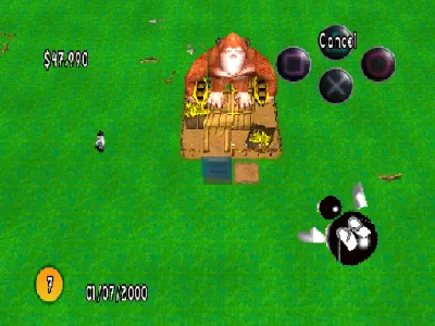 Theme Park World gameplay screenshot on PS1