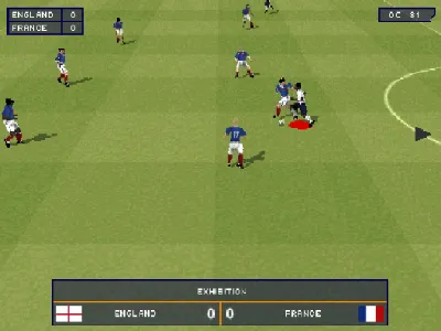 This is Football 2 gameplay screenshot on PS1