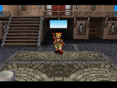 Threads of Fate gameplay screenshot on PS1